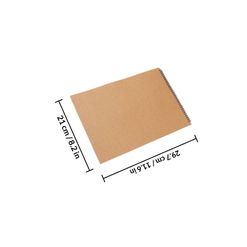 Sketch Pads for Art Students, Durable Coil Binding, Perfect for Drawing and Journaling - Image 2