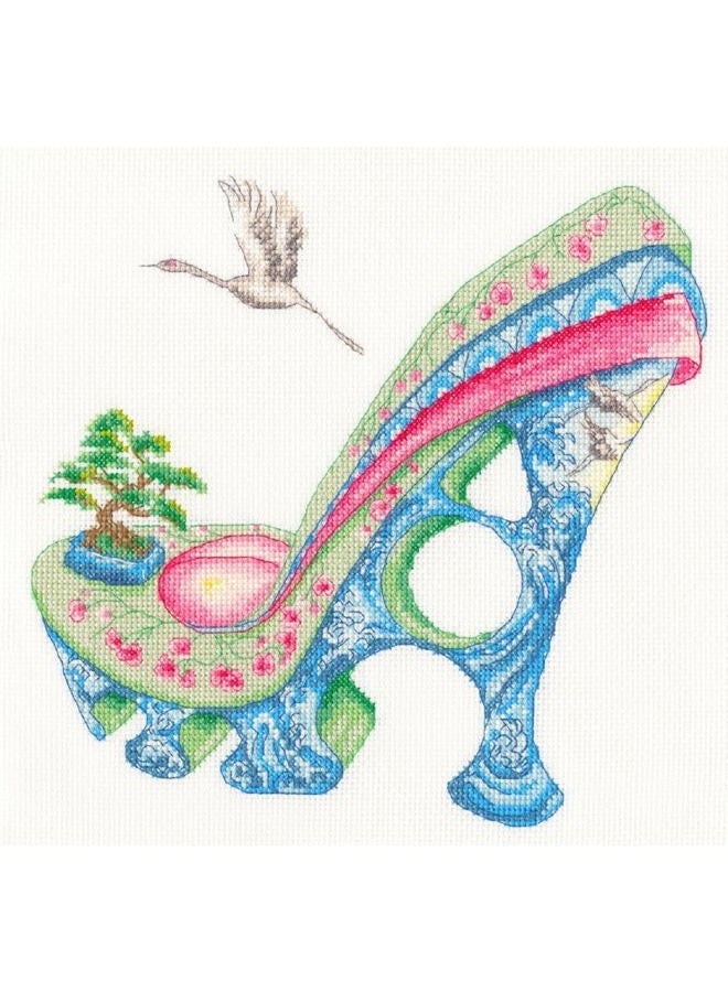 Bothy Threads Limited Counted Cross Stitch Kit - Osaka Spring Embroidery - Image 1
