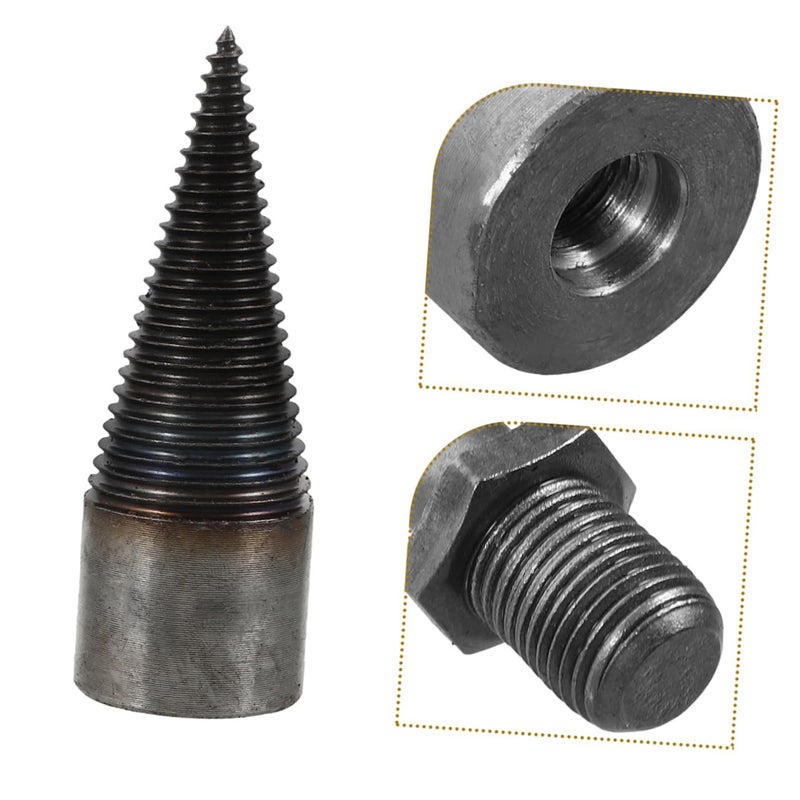 مثقاب حطب ثقيل لمقسم الخشب، مثقاب برغي، أداة تقسيم سهلة التشغيل، قطعة واحدة - Image 5