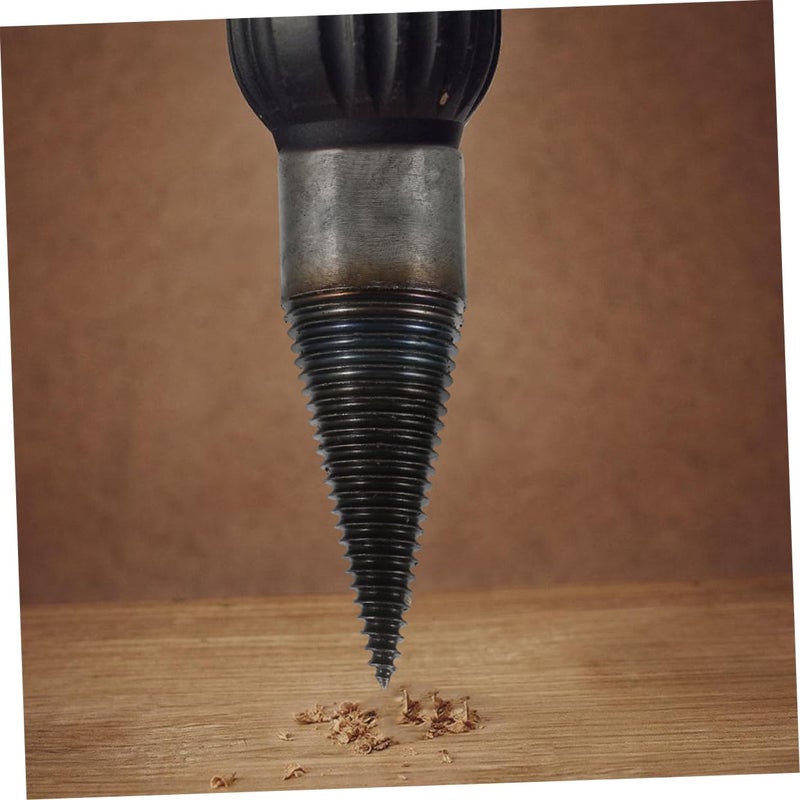 مثقاب حطب ثقيل لمقسم الخشب، مثقاب برغي، أداة تقسيم سهلة التشغيل، قطعة واحدة - Image 4