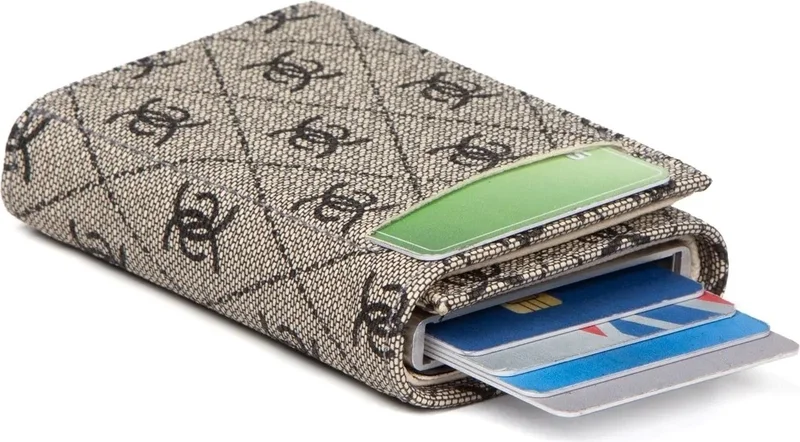 Newish Polo RFID Featured Mechanism Wallet Card Holder - Artificial Leather