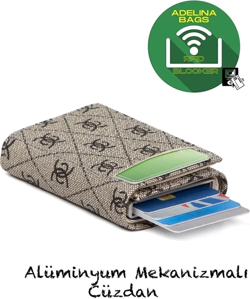 Newish Polo RFID Featured Mechanism Wallet Card Holder - Artificial Leather