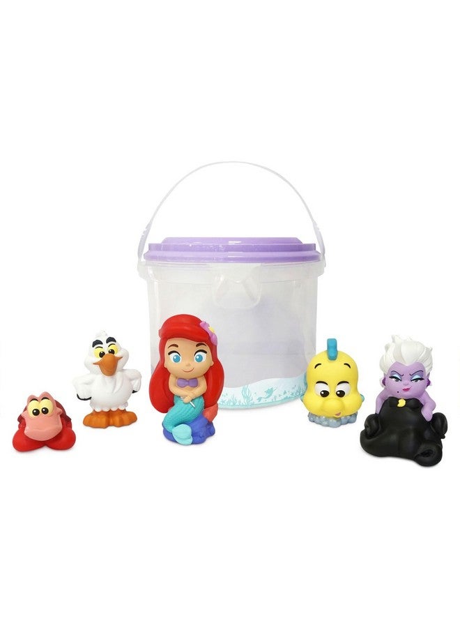 Disney store مجموعة استحمام رسمية من ديزني (حورية البحر الصغيرة) - ملحقات استحمام للأطفال مع شخصيات ديزني المحبوبة - أساسيات وقت الاستحمام الملونة والممتعة للأطفال - مناسبة لجميع الأعمار - Image 1