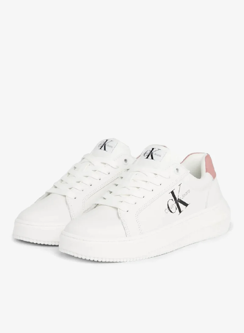 كالفن كلاين جينز حذاء رياضي من الجلد