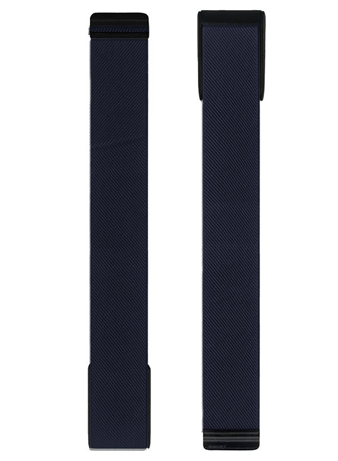 CATANES Nylon Sport Band for Whoop 4.0 Breathable Adjustable Wristband, Water Resistant Replacement Strap, Soft, Comfort, Durability, Easy to Use - Navy Blue - Image 2