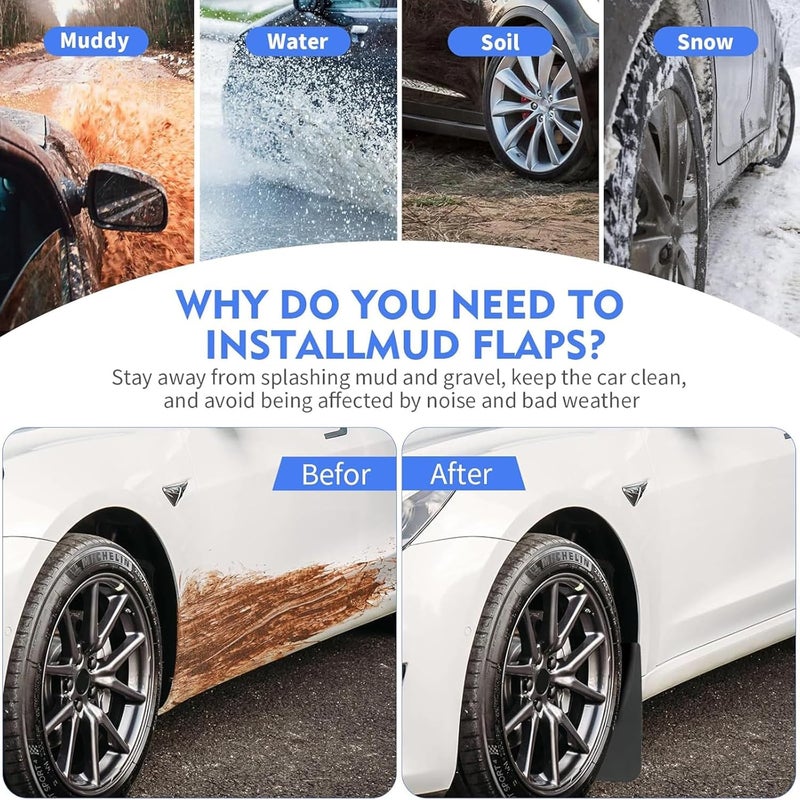 Pack of 2 Protective Flaps Hassle Setup Full Wheel Defense High Impacts Protective Flap - Image 2