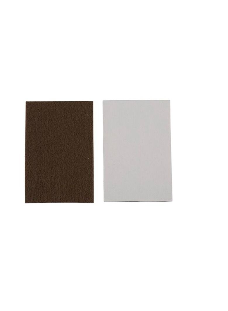 Terabyte 2-Piece Synthetic Felt Sheet Brown 90x60x5millimeter - Image 1