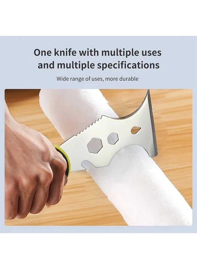 3 Inch 15 in 1 Multi Tool Paint Scraper Set with Hammer Head Soft Grip Handle - Image 3