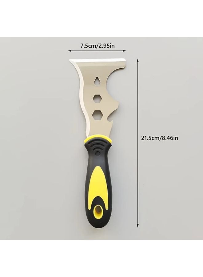 3 Inch 15 in 1 Multi Tool Paint Scraper Set with Hammer Head Soft Grip Handle - Image 1