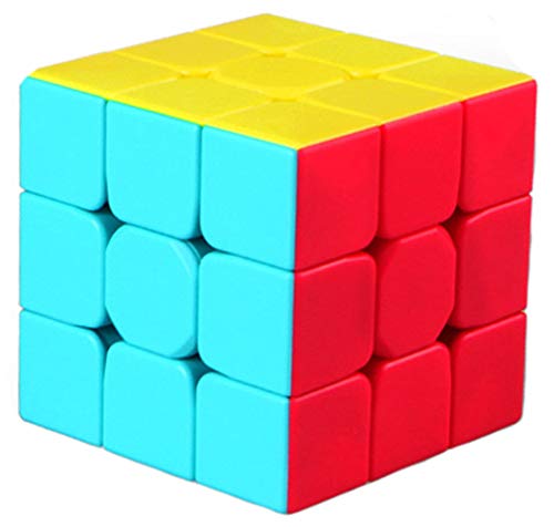 TANCH QIYI Speed Cube 3x3 Stickerless Magic Cube Puzzle Toy Colorful - Image 5