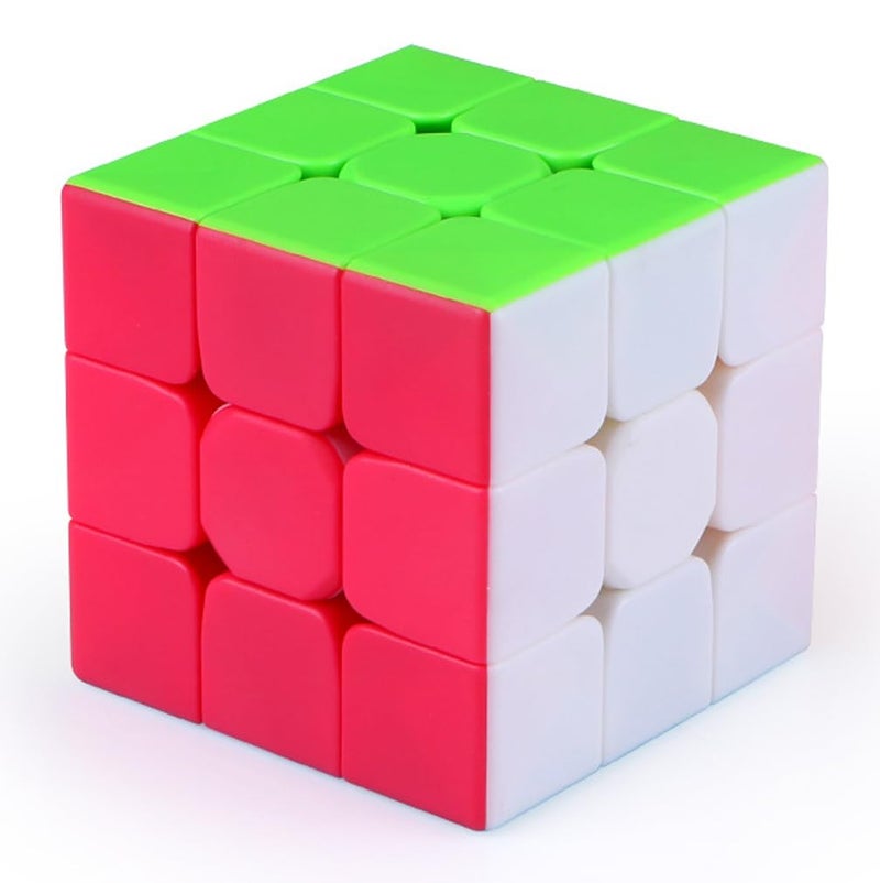 TANCH QIYI Speed Cube 3x3 Stickerless Magic Cube Puzzle Toy Colorful - Image 4