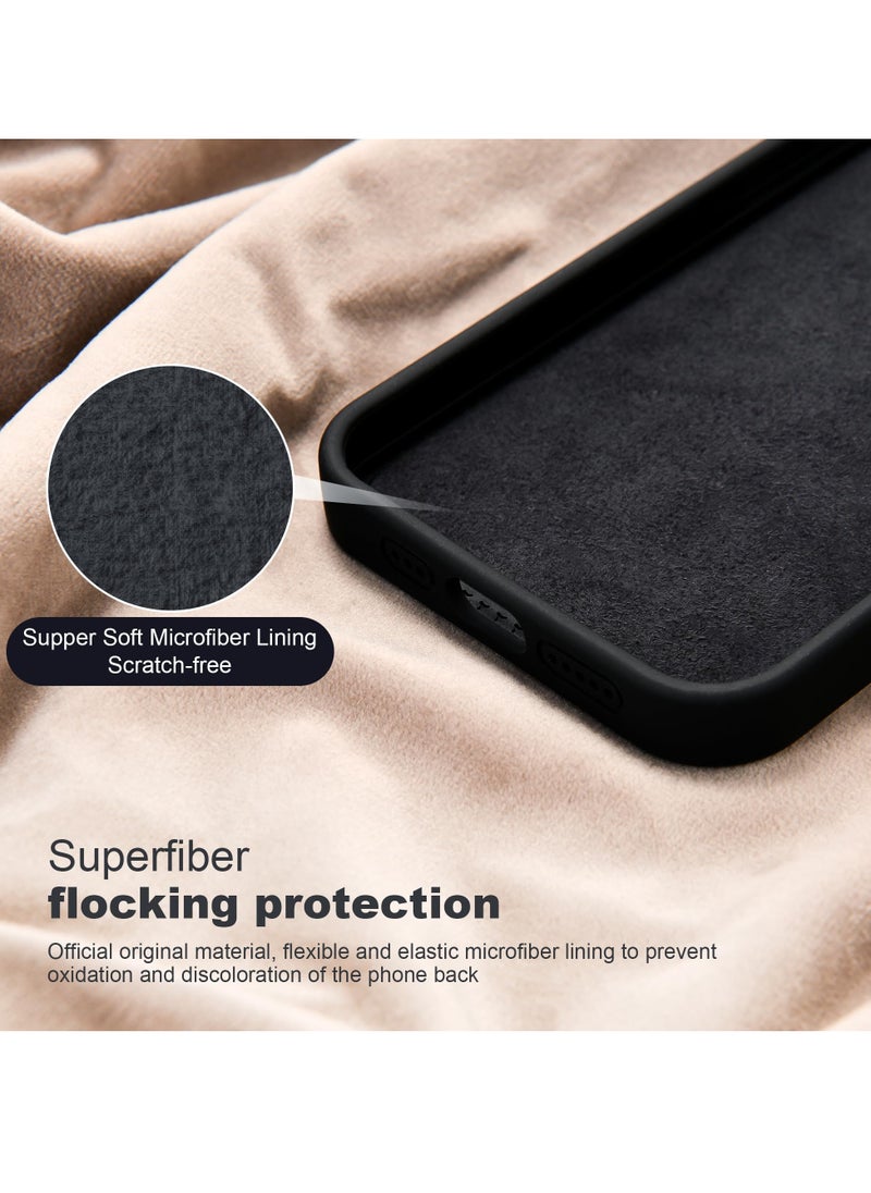 Eligo - iPhone 15 Pro Max MagSafe Case with Magnetic Invisible Stand,【Full Shockproof Protection】Soft Silicone Phone Cover with Kickstand for Apple 15 Pro Max (Black) - Image 1