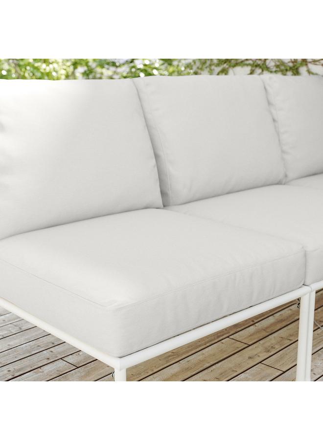 erorex Cover for back cushion, outdoor beige, 62x44 cm - Image 4