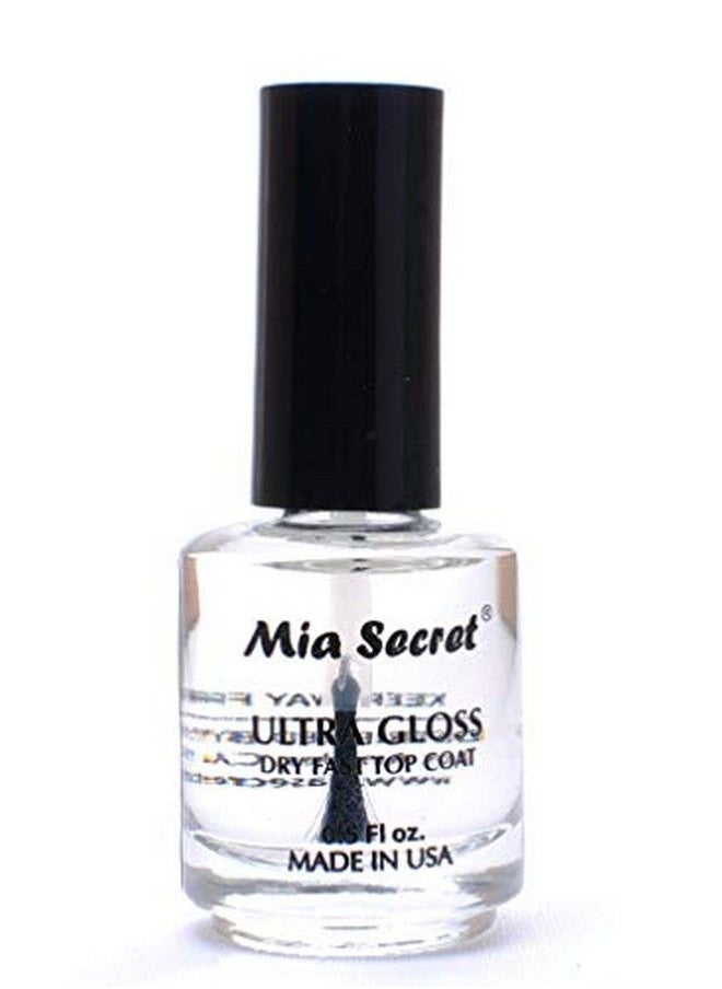 MIA SECRET Ultra Gloss Dry Fast Top Coat 0.5Fl Oz  - Image 1