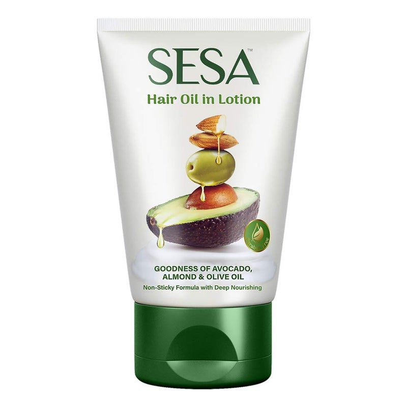 sesa Hair Oil in Lotion NonSticky Oil Replacement Bhringraj 17 Ayurvedic Herbs with 7 Nourishing Oils Vitamin E All Hair Types NO Mineral Oil 100 ml Pack of 1 Hair Oil in Lotion 100ml