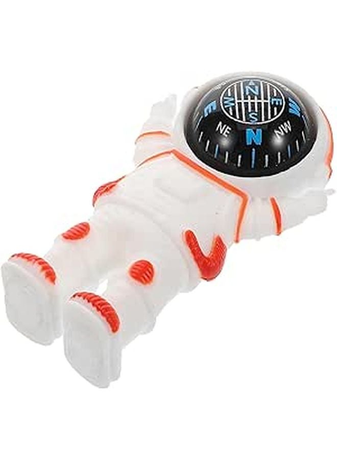 Orange Car Dashboard Compass High Precision Vehicle Navigation Portable Miniature Decor - Image 1