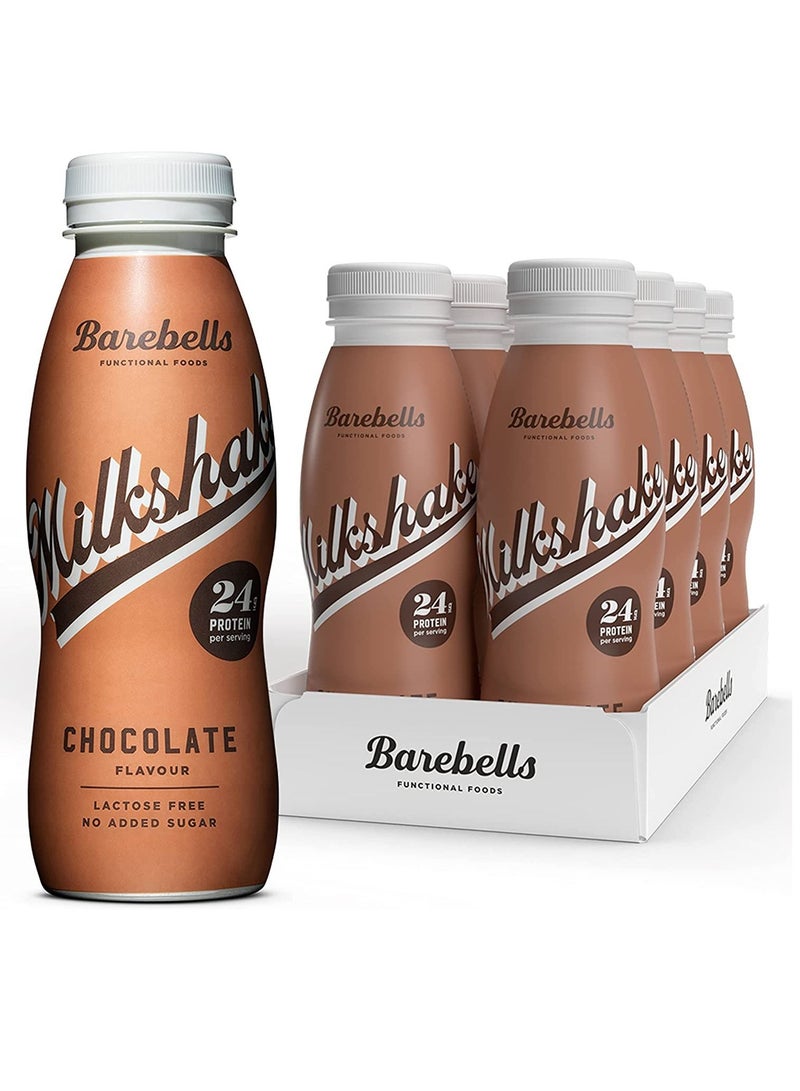 Barebells Protein Milkshake Chocolate 330ml Pack of 8 - Image 1