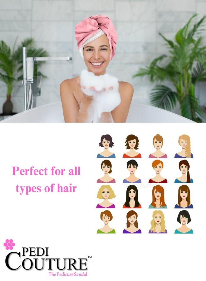 Cap Wrap غطاء الرأس، غطاء دش ومنشفة شعر في واحد (كورال) - Image 4