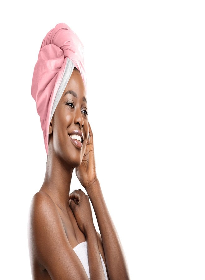 Cap Wrap غطاء الرأس، غطاء دش ومنشفة شعر في واحد (كورال) - Image 3