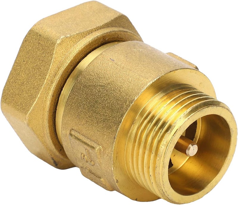 صمام فحص اتجاهي من النحاس، مقاومة منخفضة لتدفق الماء، قوة عالية، قطر DN25 x 32 مم لأنظمة السباكة - Image 3