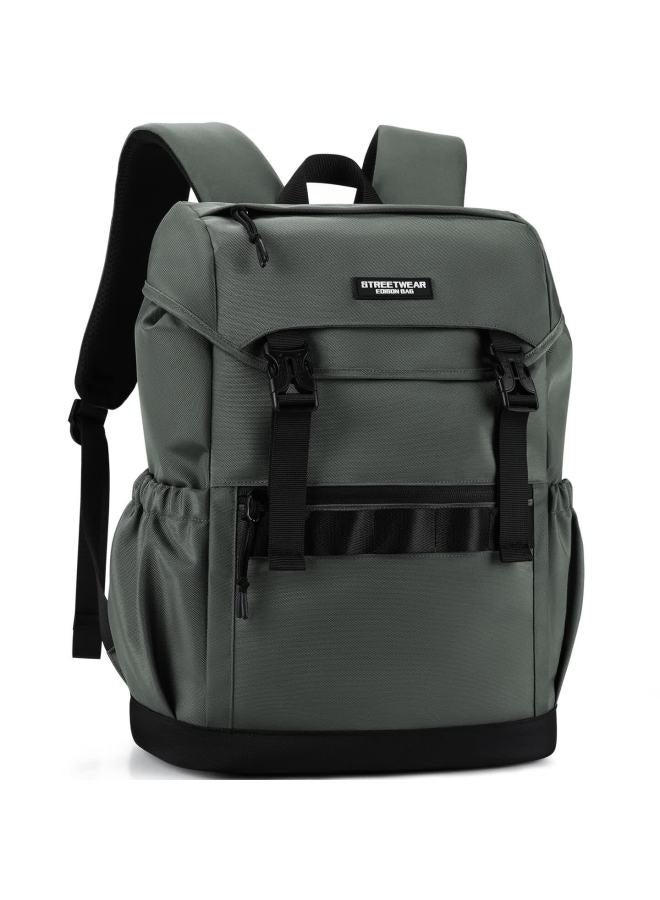Edison Uni Large Capacity Sports Outdoor Hiking Travel Backpack W65-3 Military Green - Image 5
