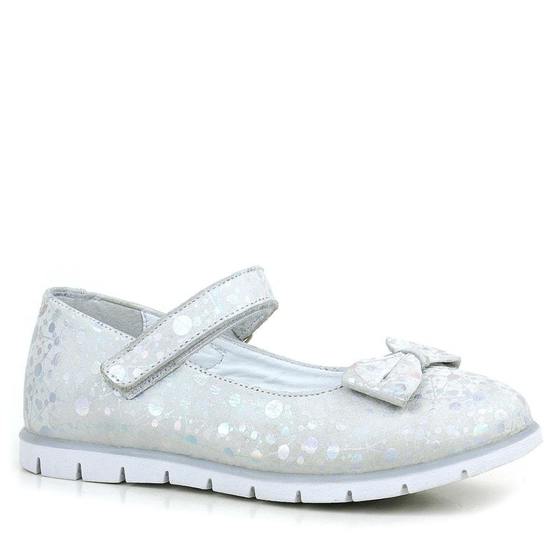 Rakerplus Girls' ballerina flats in genuine leather with a Velcro closure from Raker Plus - Image 2