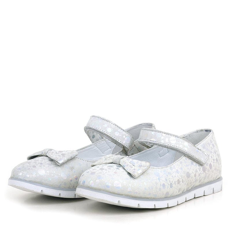 Rakerplus Girls' ballerina flats in genuine leather with a Velcro closure from Raker Plus - Image 5