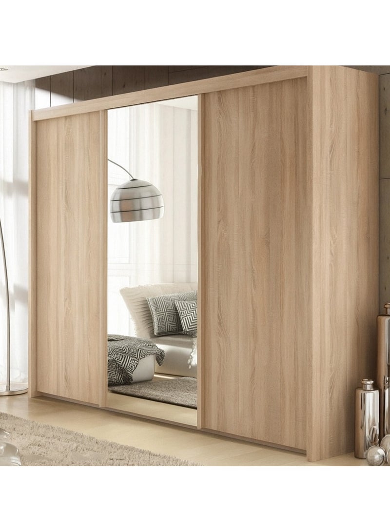 Joints خزانة ملابس Engineered Wood بيج ٢٤٠×٢٢٠×٦٠ سم