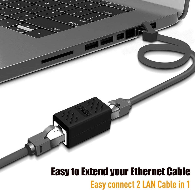 SHOPEE موصل RJ45 موصل إيثرنت Cat7 و Cat6 و Cat5e RJ45 8P8C موصل LAN موصل إيثرنت موسع محول تمديد ADSL موصل تمديد كابلات الإيثرنت أنثى إلى أنثى حزمة -2 - Image 4