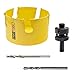 ENGTOOL MaxTool 3PCs 4-1/4" TCT Hole Saw 108mm Carbide Tip Holesaw Arbored Cut Asphalt Brick Concrete Gypsum Limestone - Image 2