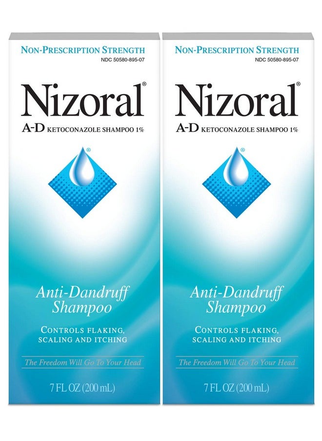 Nizoral A- D Anti-Dandruff Shampoo Value Pack, Blue, Fresh, 7 Fl Oz (Pack Of 2)  - Image 4