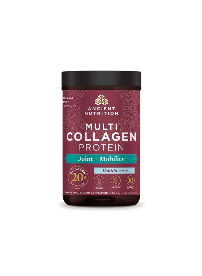 Ancient Nutrition Collagen Powder Protein Multi Collagen Protein Powder Joint + Mobility 20 Serving Joint Supplement With Hydrolyzed Collagen Peptides For Post Workout 7.48Oz - Image 2