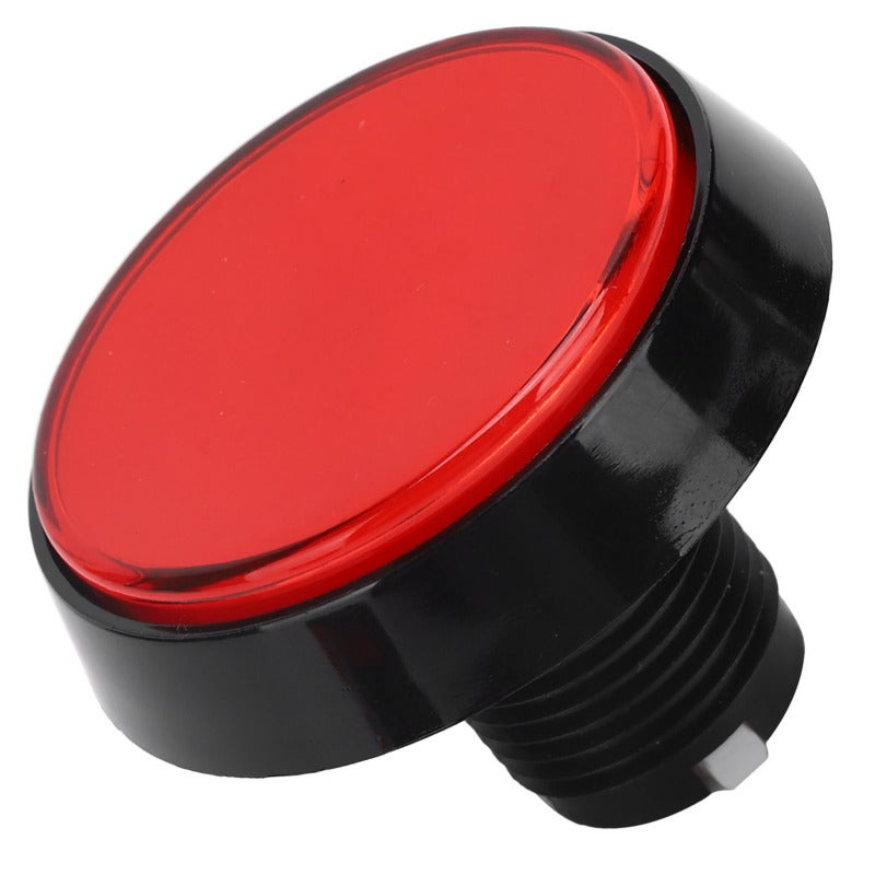 Push Button Game Console Button With Rotating Bracket High Sensitivity Crane Machine - Easy Installation Big Round LED Light for Arcade Gaming - Image 1