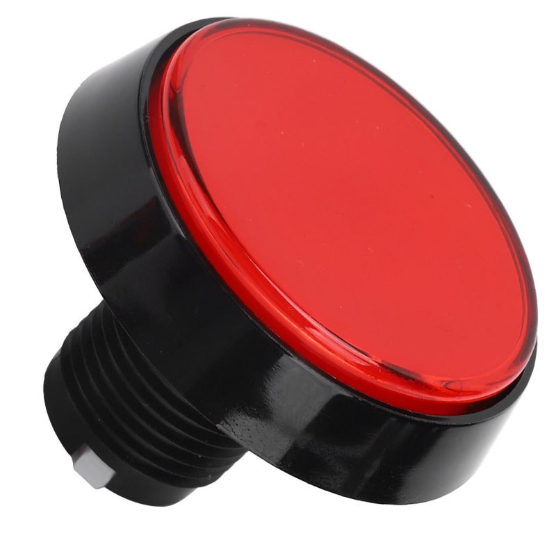 Push Button Game Console Button With Rotating Bracket High Sensitivity Crane Machine - Easy Installation Big Round LED Light for Arcade Gaming - Image 2