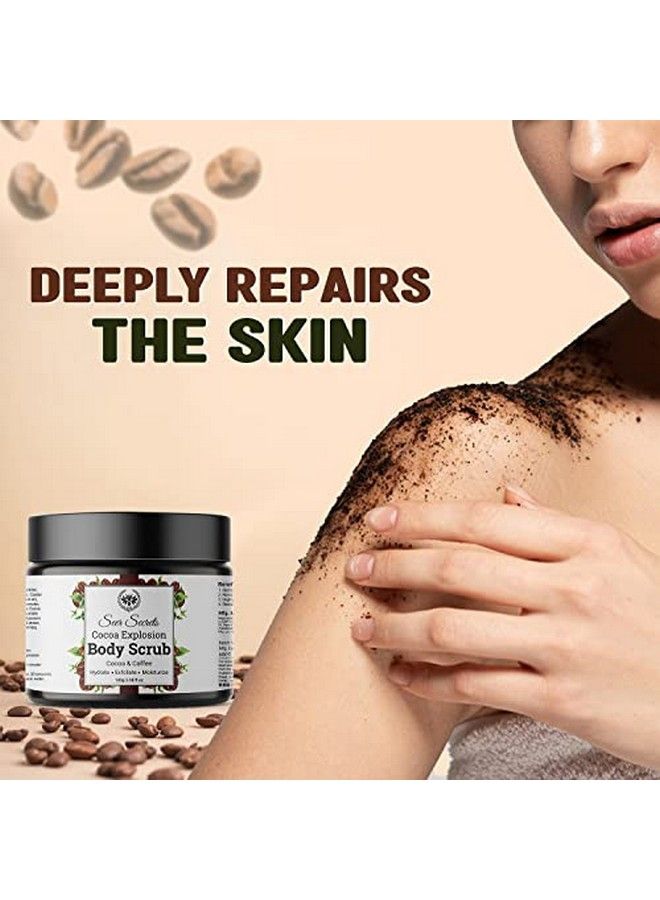 Seer Secrets Cocoa Explosion Face And Body Scrub For Men And Women | For Soft And Smooth Skin | Removes Tan And Deeply Exfoliates 100Gm - Image 4