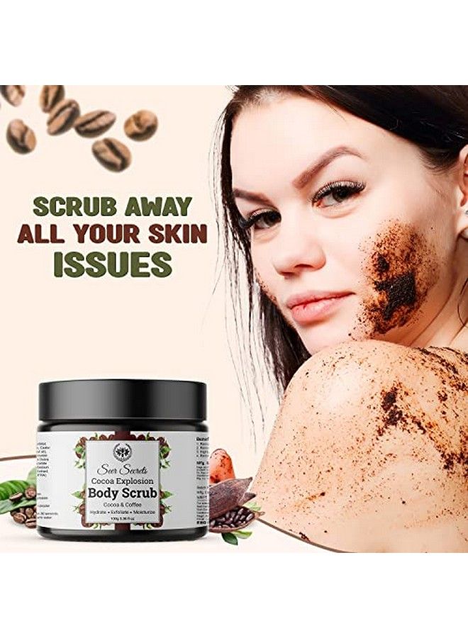 Seer Secrets Cocoa Explosion Face And Body Scrub For Men And Women | For Soft And Smooth Skin | Removes Tan And Deeply Exfoliates 100Gm - Image 5