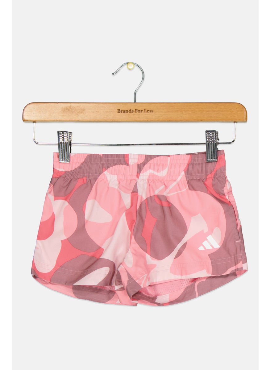 Adidas Kids Girl Sportswear Fit Running Short, Multicolor  - Image 1