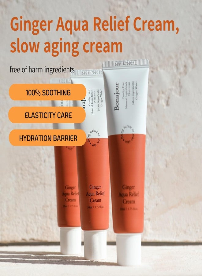BONAJOUR [BONAJOUR] Ginger Aqua Relief Cream, Gentle Exfoliation and Soothing - Image 3