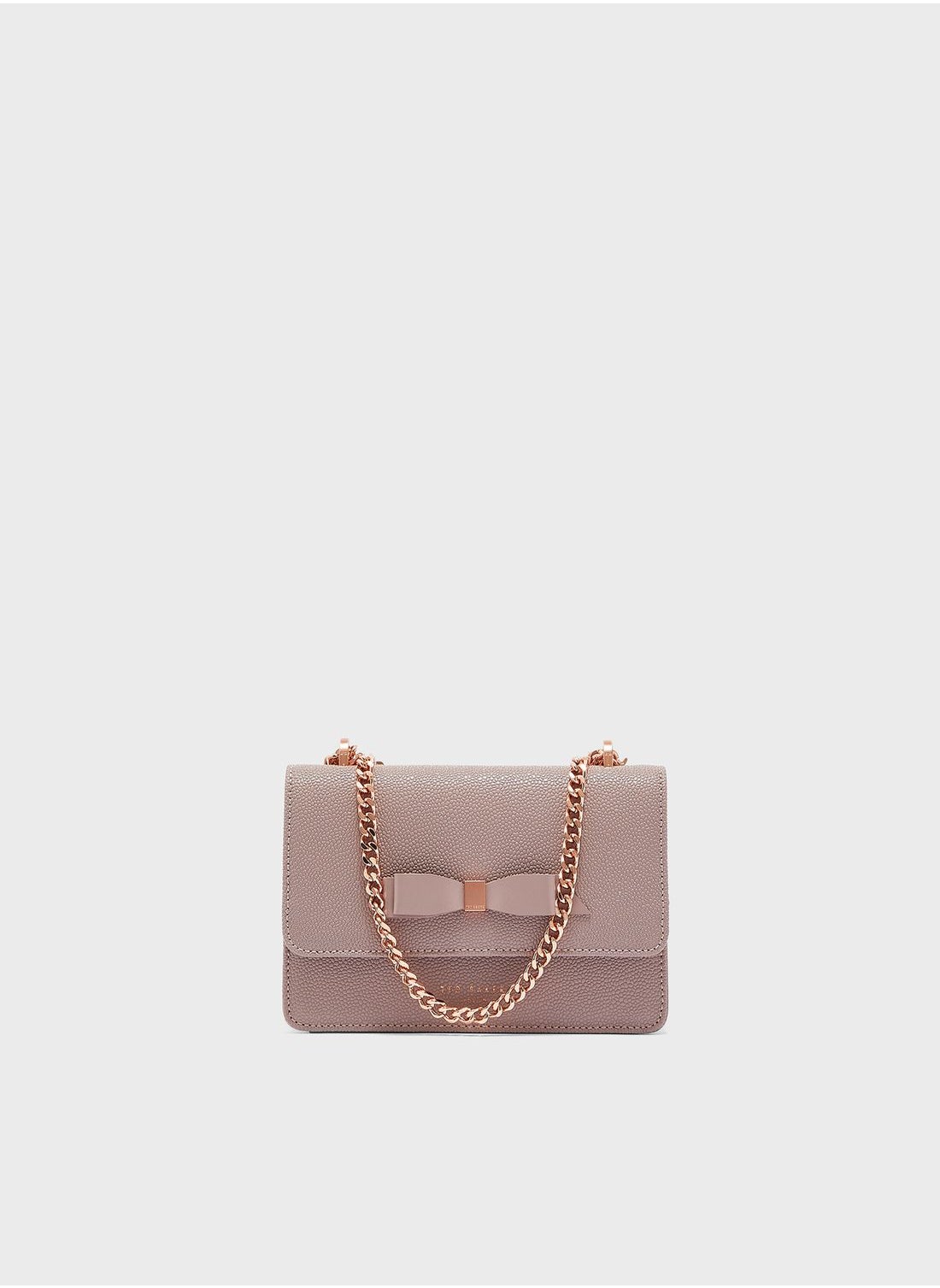 Buy Ted Baker Pink Jayllaa Bow Detail Micro Crossbody for Women in