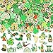 JULBEAR St Patricks Day Foam Sticker 300Pcs Shamrock Colorful Printing SelfAdhesive Campus Themed Foam Stickers for Irish Holiday Kids Party Favors DIY Crafts Decorations - Image 2