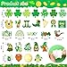 JULBEAR St Patricks Day Foam Sticker 300Pcs Shamrock Colorful Printing SelfAdhesive Campus Themed Foam Stickers for Irish Holiday Kids Party Favors DIY Crafts Decorations - Image 4