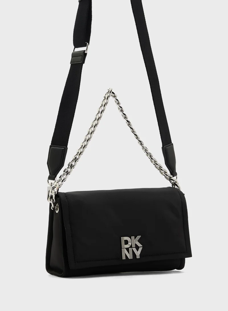 DKNY Logo Toby Bucket Crossbody