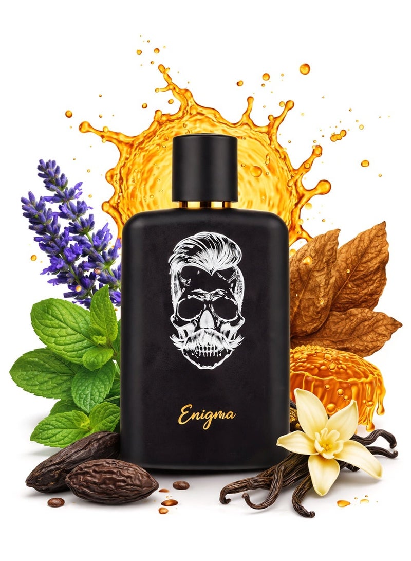 Hermoso نجاتي هيرموسو إنيجما ١٠٠ مل | عطر فاخر يدوم طويلًا للرجال | مزيج منعش ودافئ - Image 1