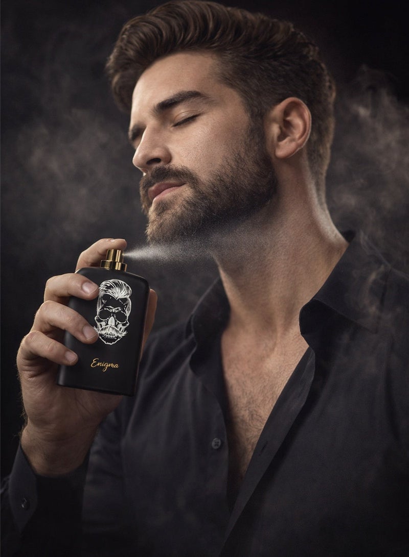 Hermoso نجاتي هيرموسو إنيجما ١٠٠ مل | عطر فاخر يدوم طويلًا للرجال | مزيج منعش ودافئ - Image 5