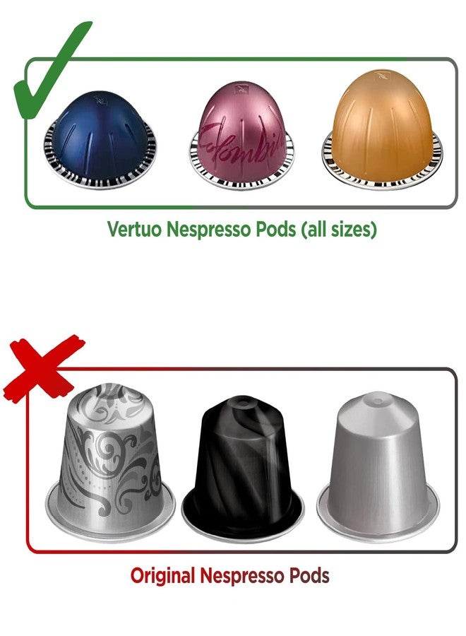 GALVANOX Wall Mounted Organizer for Nespresso Vertuo Pods, Easy-access Acrylic Holder for Original Vertuoline Box and 5 Coffee Pods (5 pods + 1 box) - Image 3