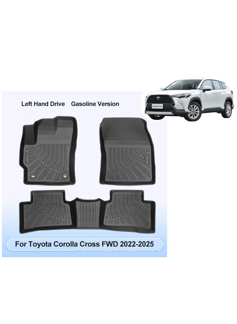 3D TPE Rubber Floor Mats for Car custom fit (Toyota Corolla Cross 2020-2026) - Image 1