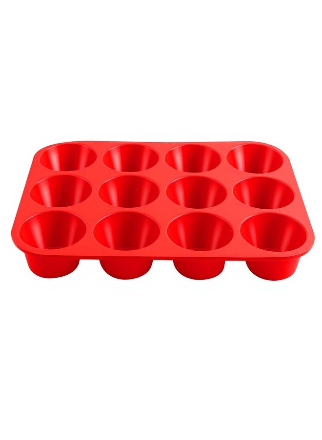 MOUYAT 6 PCS Silicone Muffin Baking Pans,6/12/ 24 Cups Nonstick Muffin Tin Cupcake Pans Set, Cupping Mold for Small Cake, Egg Tart - Image 5