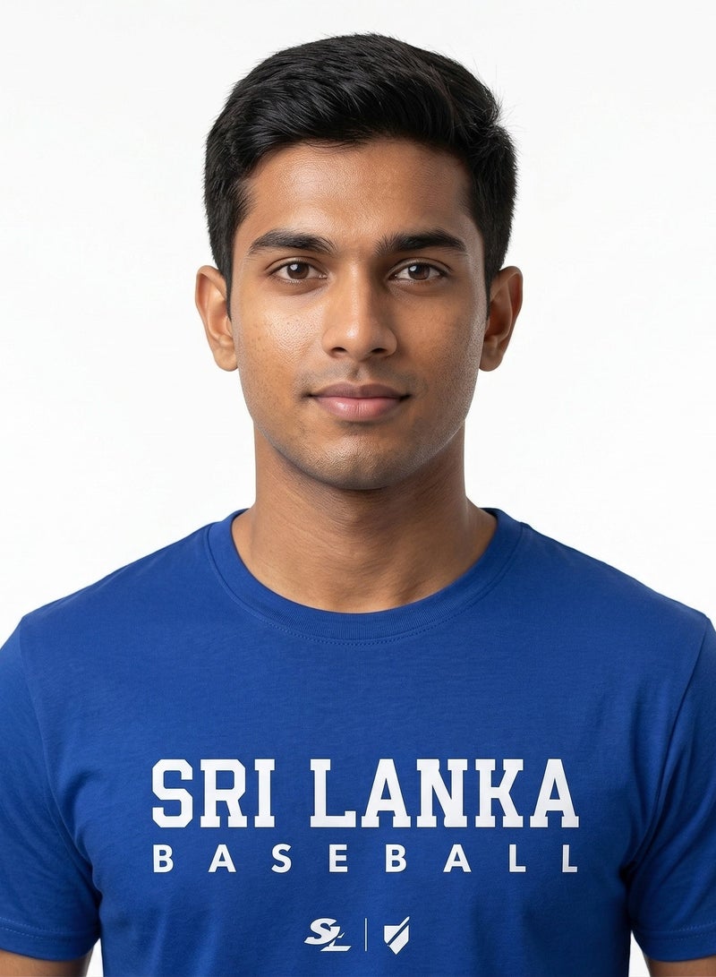 Baseball United Sri Lanka Baseball National Team Men's Lifestyle T-shirt - Image 2
