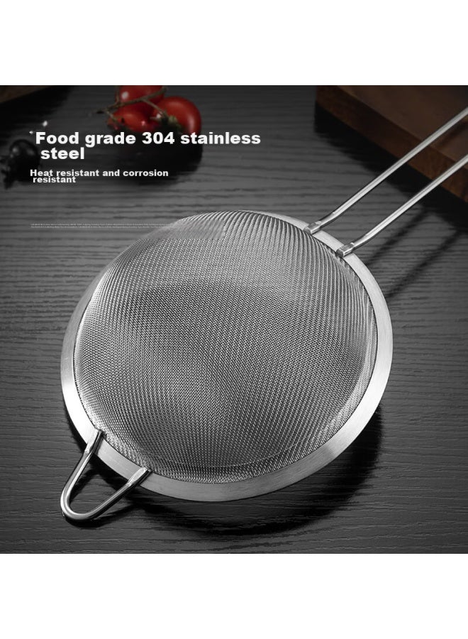 MAX COOK Meichun (Maxcook) 304 Stainless Steel Mesh Strainer 30 Mesh, Fine Mesh Colander For Oil And Flour, 18Cm Mccu7353 - Image 3