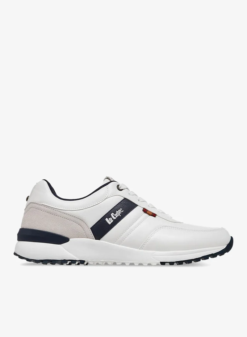 Men's Panelled Lace-Up Sneakers